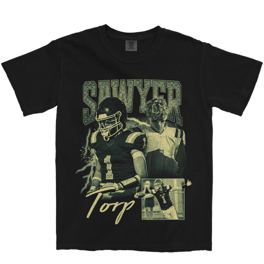 SAWYER TORP GRAPHIC BLACK TEE