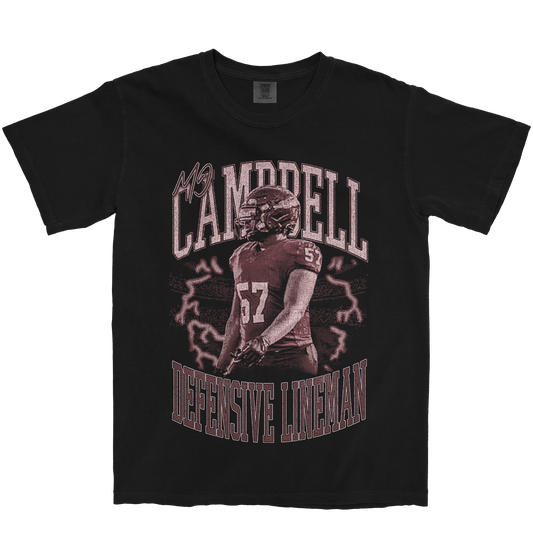 MJ CAMPBELL VINTAGE BLACK TEE