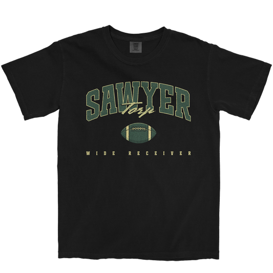 SAWYER TORP FOOTBALL BLACK TEE
