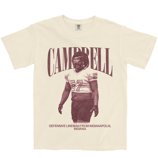 MJ CAMPBELL VINTAGE IVORY TEE