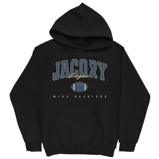 JACORY LOGAN FOOTBALL BLACK HOODIE