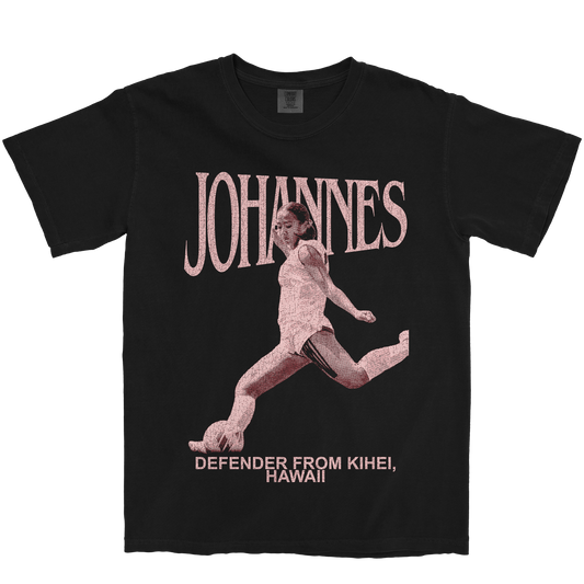 JENA JOHANNES RETRO BLACK TEE