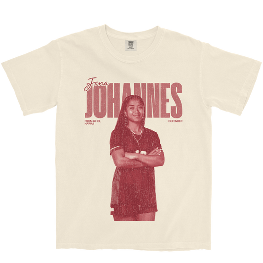 JENA JOHANNES VINTAGE IVORY TEE