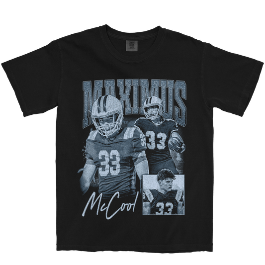 MAXIMUS MCCOOL GRAPHIC BLACK TEE