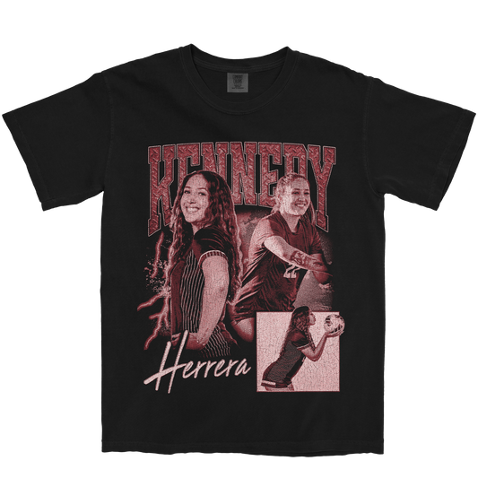 KENNEDY HERRERA GRAPHIC BLACK TEE