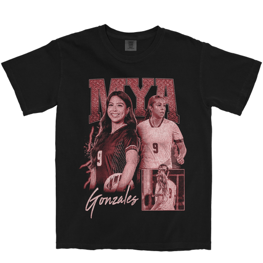 MYA GONZALES GRAPHIC BLACK TEE