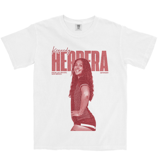 KENNEDY HERRERA VINTAGE WHITE TEE