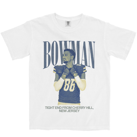 JAXSON BOWMAN VINTAGE WHITE TEE