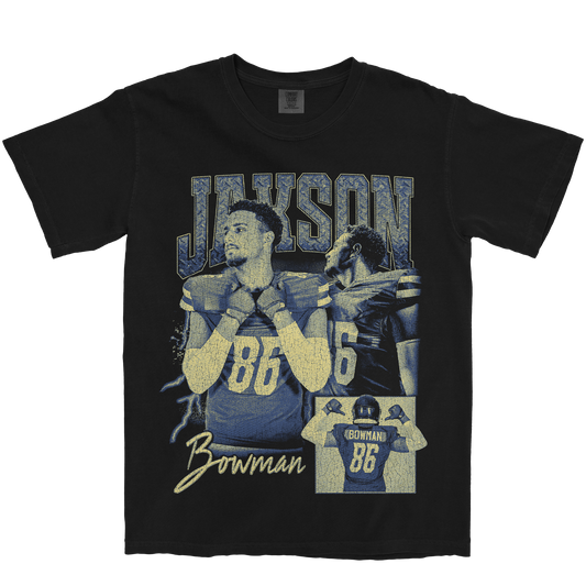 JAXSON BOWMAN GRAPHIC BLACK TEE