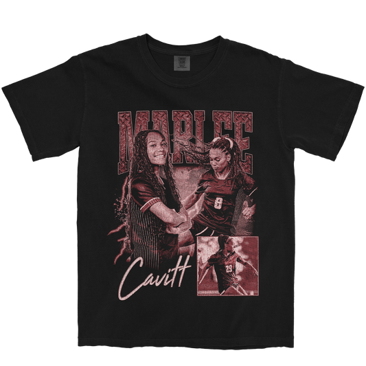 MARLEE CAVITT GRAPHIC BLACK TEE