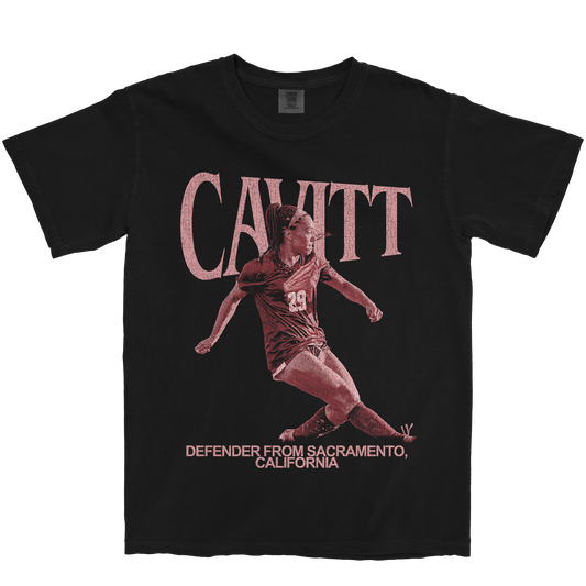 MARLEE CAVITT RETRO BLACK TEE