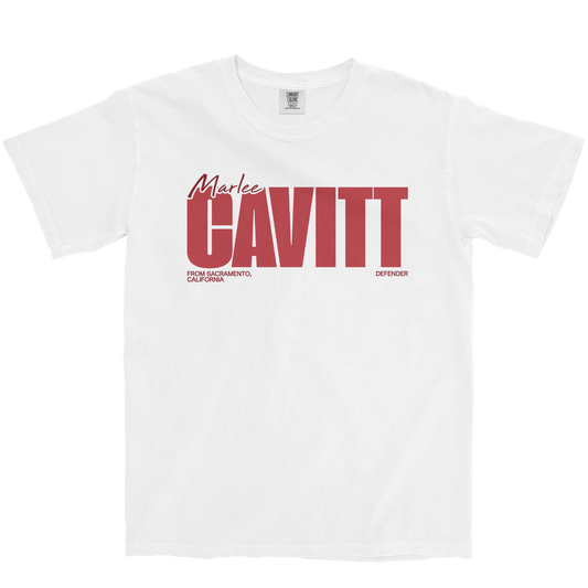 MARLEE CAVITT CLASSIC WHITE TEE