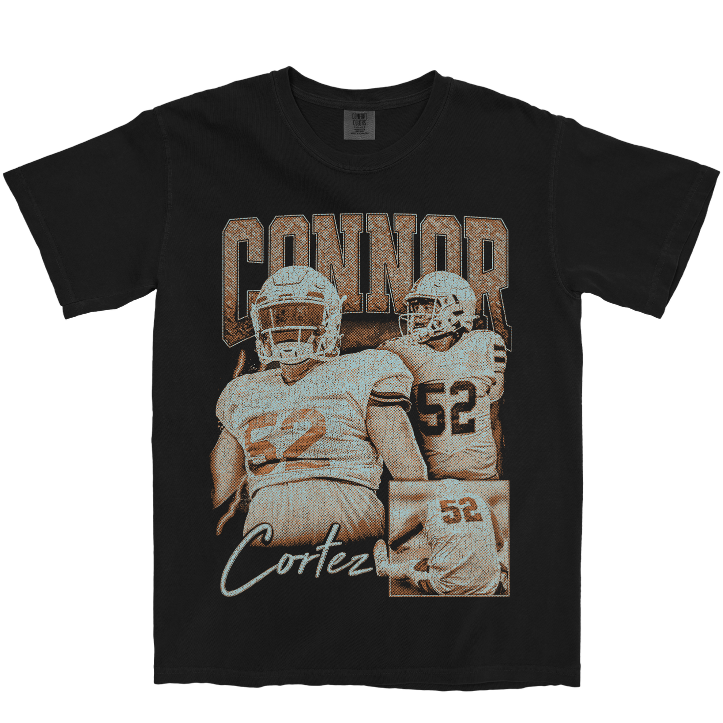 CONNOR CORTEZ GRAPHIC BLACK TEE