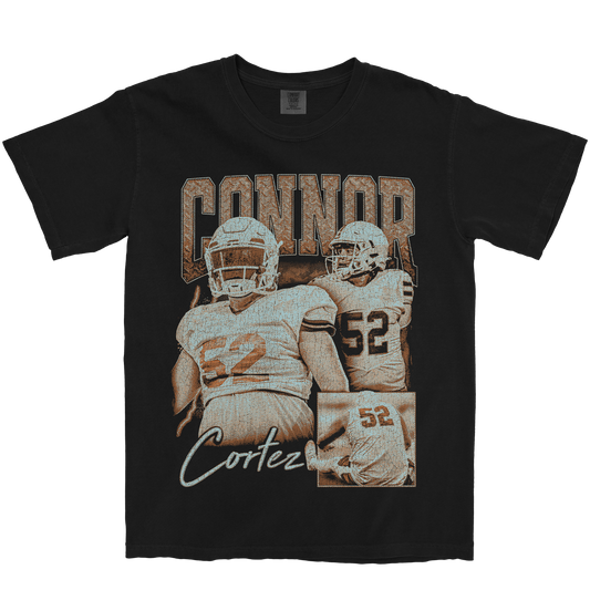 CONNOR CORTEZ GRAPHIC BLACK TEE