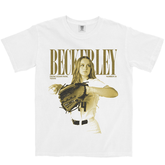 CATELYN BECKERLEY VINTAGE WHITE TEE