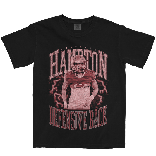 TERRANCE HAMPTON VINTAGE BLACK TEE