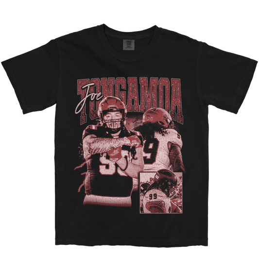 JOE TONGAMOA GRAPHIC BLACK TEE