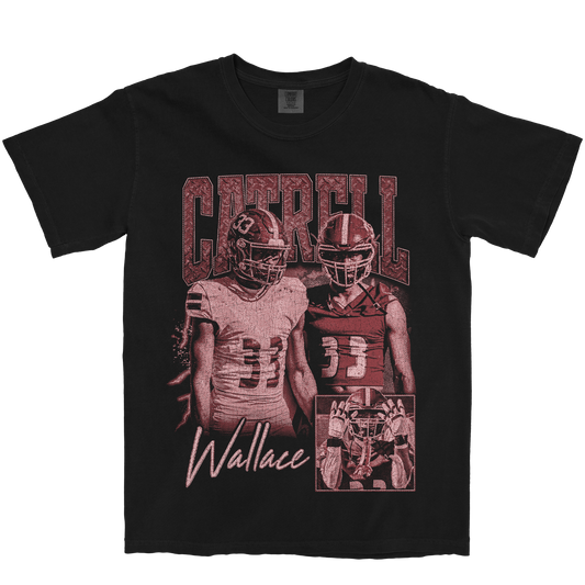 CATRELL WALLACE GRAPHIC BLACK TEE