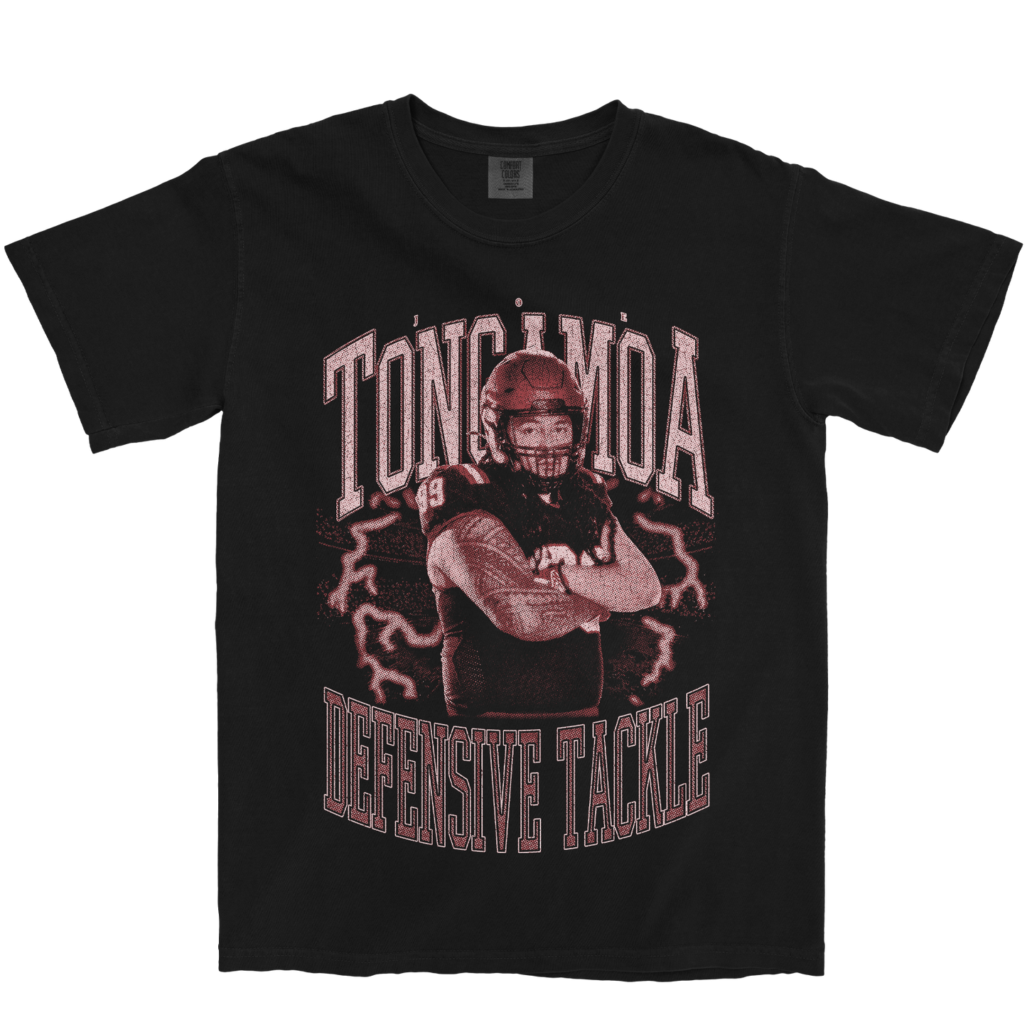 JOE TONGAMOA VINTAGE BLACK TEE