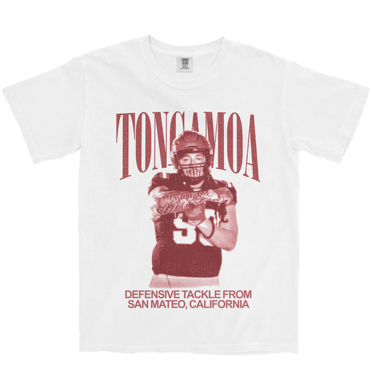 JOE TONGAMOA VINTAGE WHITE TEE
