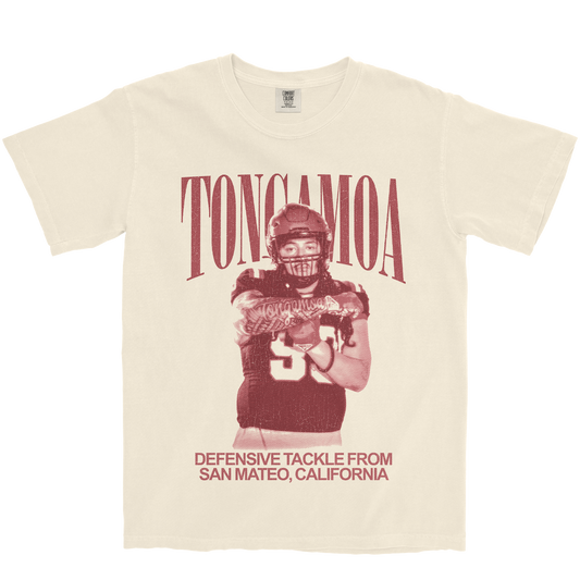 JOE TONGAMOA VINTAGE IVORY TEE