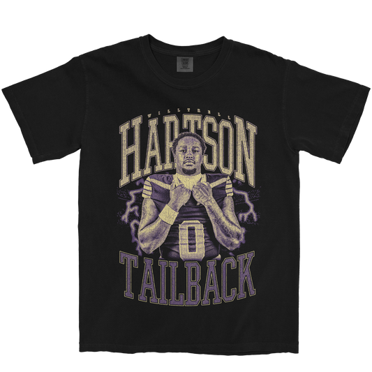 WILLTRELL HARTSON VINTAGE BLACK TEE