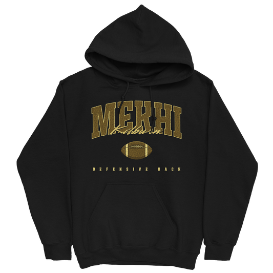 MEKHI KILBURN FOOTBALL BLACK HOODIE