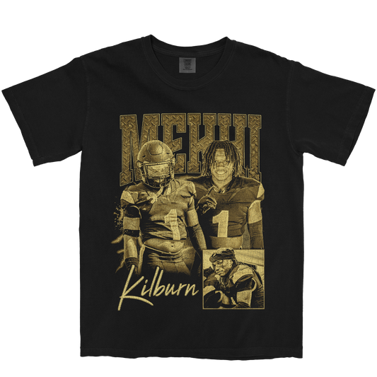 MEKHI KILBURN GRAPHIC BLACK TEE