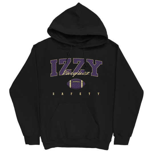 IZZY VASQUEZ FOOTBALL BLACK HOODIE