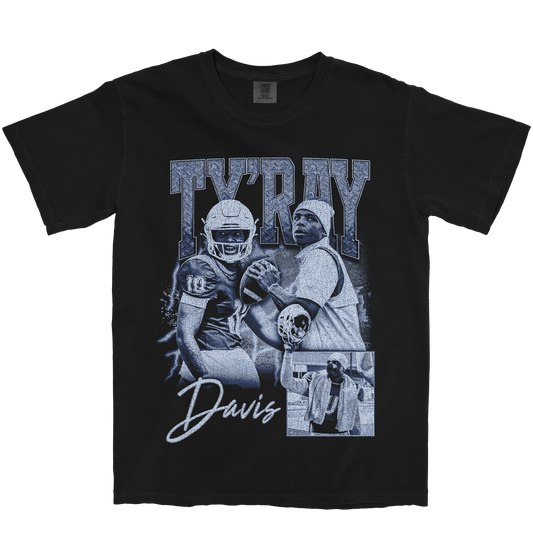 TY'RAY DAVIS GRAPHIC BLACK TEE