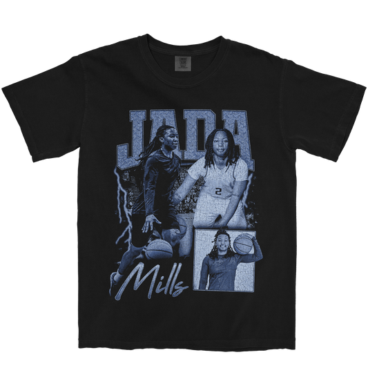 JADA MILLS GRAPHIC BLACK TEE