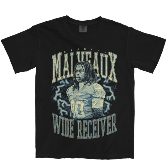 ZACKEUS MALVEAUX VINTAGE BLACK TEE