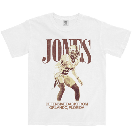 LORENZO JONES JR. VINTAGE WHITE TEE