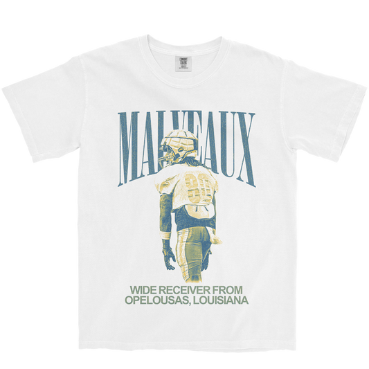 ZACKEUS MALVEAUX VINTAGE WHITE TEE