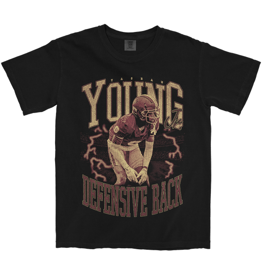TASEAN YOUNG JR. VINTAGE BLACK TEE