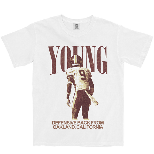 TASEAN YOUNG JR. VINTAGE WHITE TEE