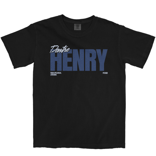 DONTRE HENRY CLASSIC BLACK TEE
