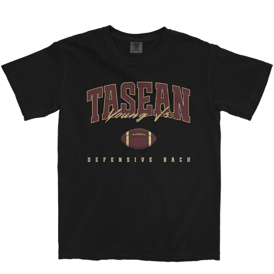 TASEAN YOUNG JR. FOOTBALL BLACK TEE