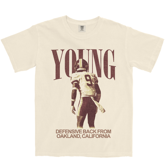 TASEAN YOUNG JR. VINTAGE IVORY TEE