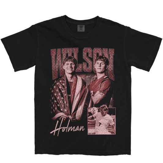 WILSON HOLMAN GRAPHIC BLACK TEE