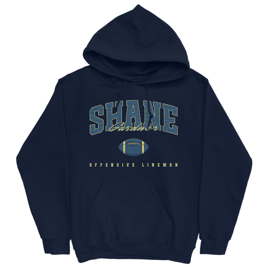 SHANE GARDNER FOOTBALL NAVY HOODIE