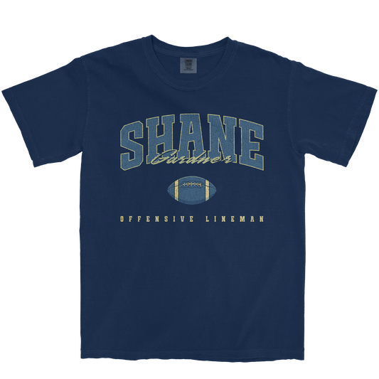 SHANE GARDNER FOOTBALL TRUE NAVY TEE