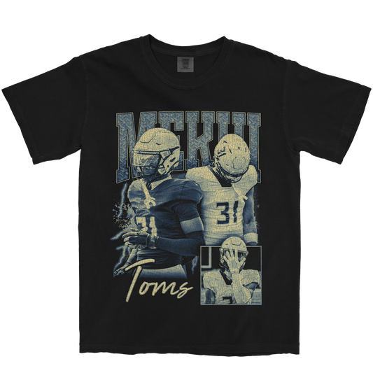 MEKHI TOMS GRAPHIC BLACK TEE