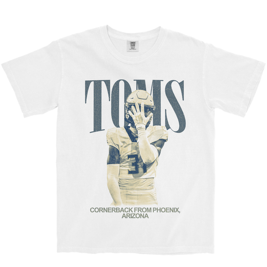 MEKHI TOMS VINTAGE WHITE TEE