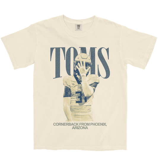MEKHI TOMS VINTAGE IVORY TEE