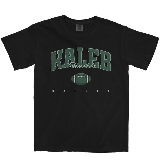 KALEB DANIELS FOOTBALL BLACK TEE