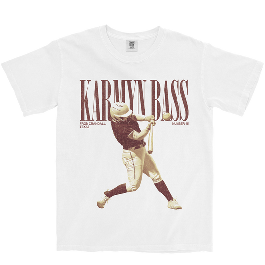 KARMYN BASS VINTAGE WHITE TEE