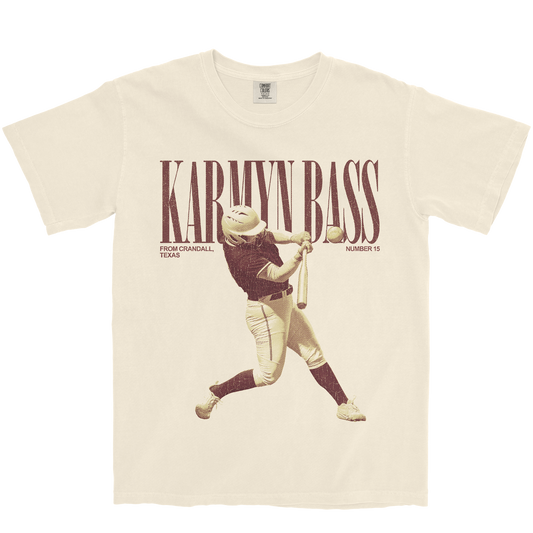 KARMYN BASS VINTAGE IVORY TEE