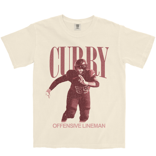 ABIATHAR CURRY VINTAGE IVORY TEE