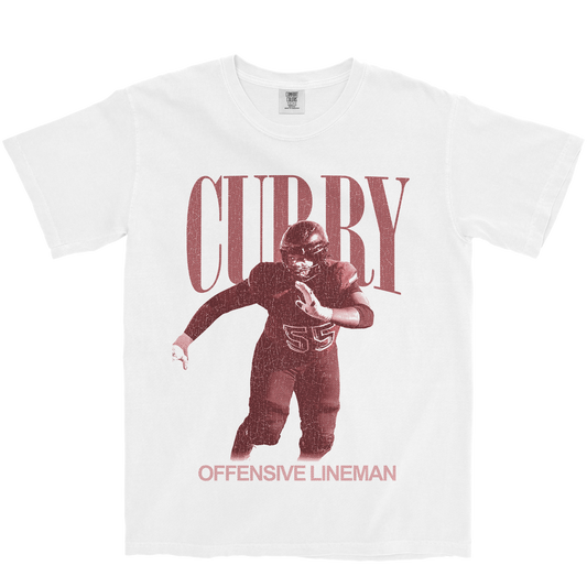 ABIATHAR CURRY VINTAGE WHITE TEE